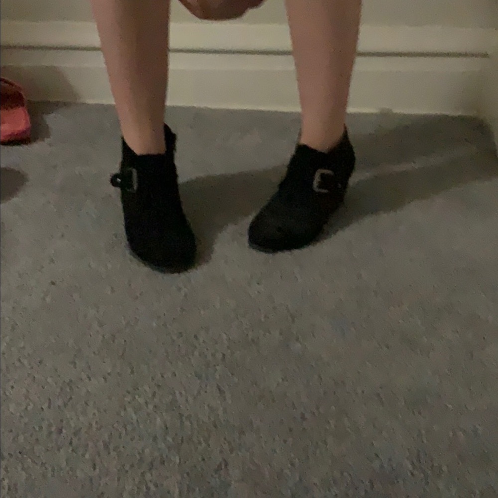 Faux Leather Booties